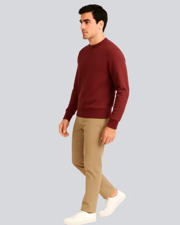 Maroon_Cotton_Relaxed_Fit_Sweatshirt_For_Men
