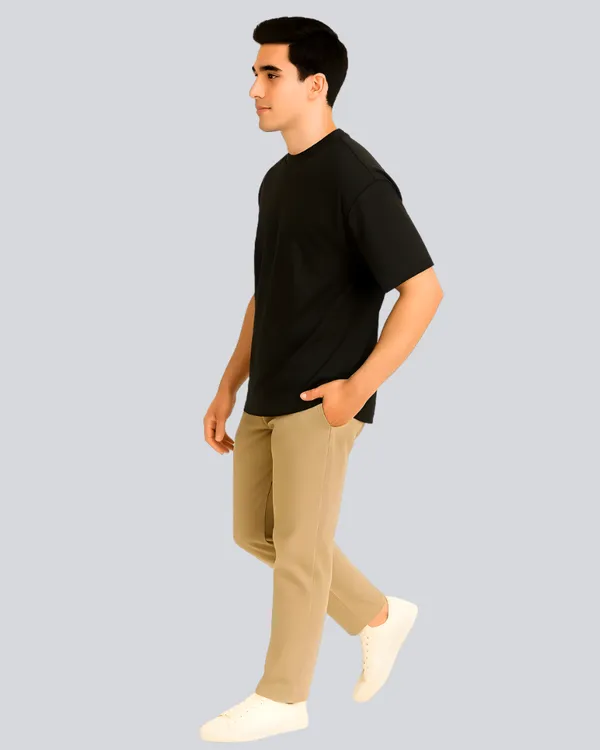 Plain_Streetwear_Black_Oversize_Fit_T-Shirt_For_Men