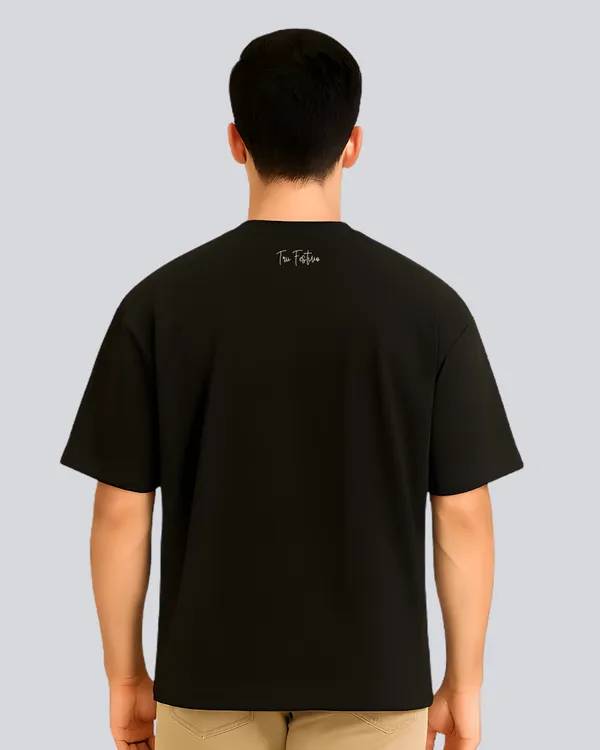 Plain_Streetwear_Black_Oversize_Fit_T-Shirt_For_Men