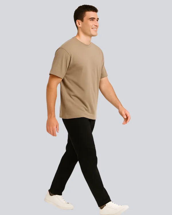 Plain_Streetwear_Biege_Oversize_T-Shirt_For_Men