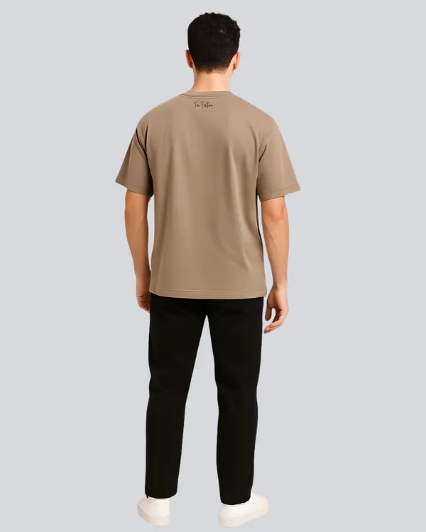 Plain_Streetwear_Biege_Oversize_T-Shirt_For_Men