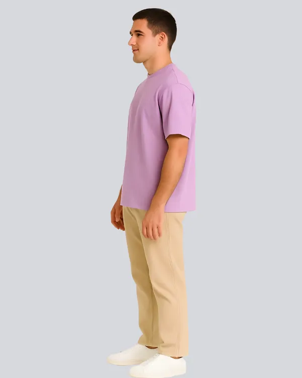 Plain_Streetwear_Lavender_Oversize_T-Shirt_For_Men