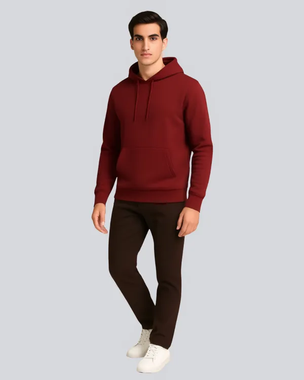 Maroon_Cotton_Regular_Fit_Hoodie_For_Men