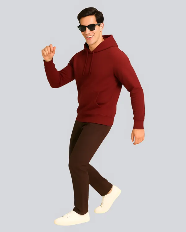 Maroon_Cotton_Regular_Fit_Hoodie_For_Men