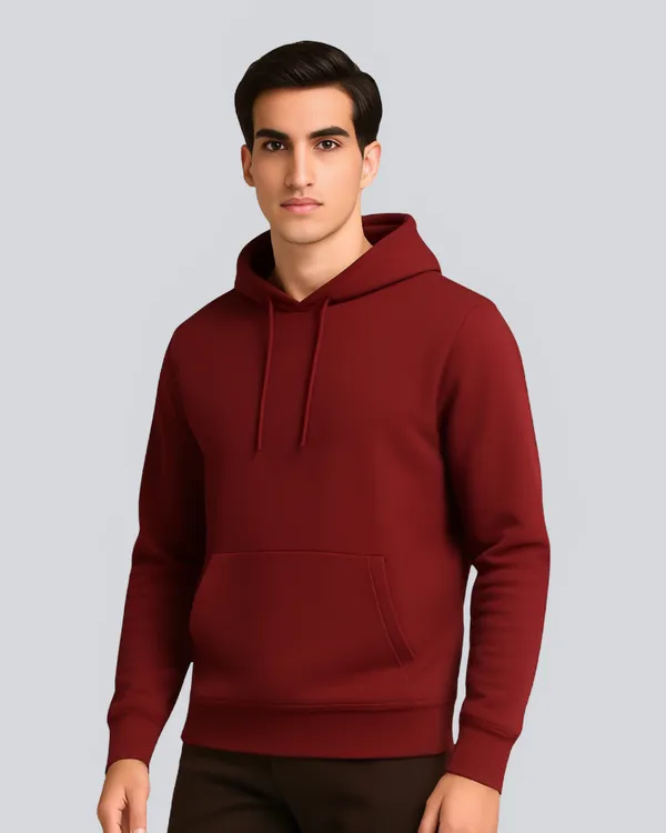 Maroon_Cotton_Regular_Fit_Hoodie_For_Men