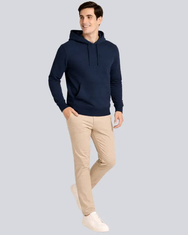Navy_Blue_Cotton_Plain_Hoodie_For_Men