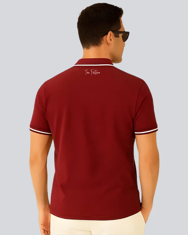 Maroon_Cotton_Premium_Plain_Polo_T-Shirt_For_Men