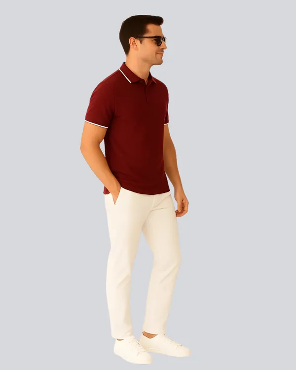 Maroon_Cotton_Premium_Plain_Polo_T-Shirt_For_Men