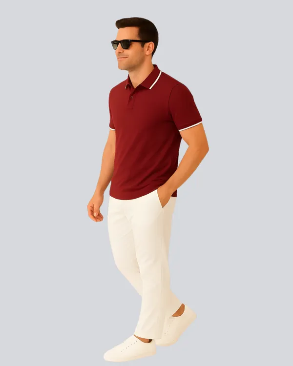 Maroon_Cotton_Premium_Plain_Polo_T-Shirt_For_Men
