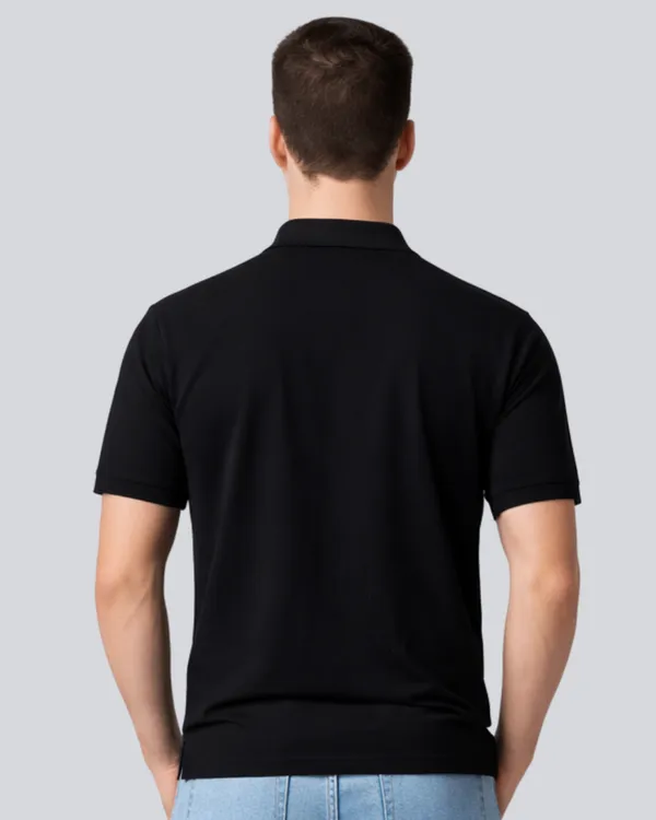 Black_Cotton_Classic_Plain_Polo_T-Shirt_For_Men