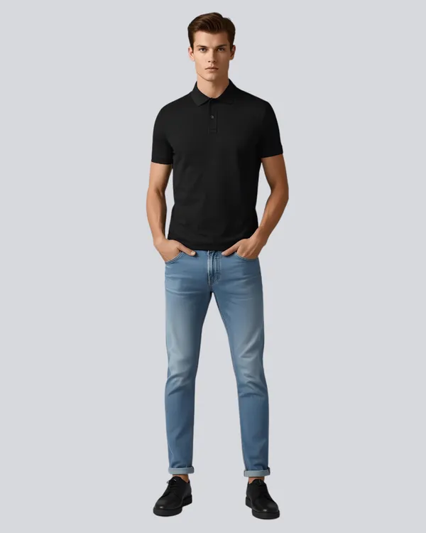 Black_Cotton_Classic_Plain_Polo_T-Shirt_For_Men