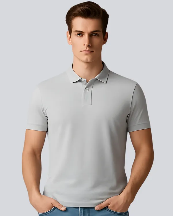 Light_Grey_Cotton_Classic_Fit_Polo_T-Shirt_For_Men
