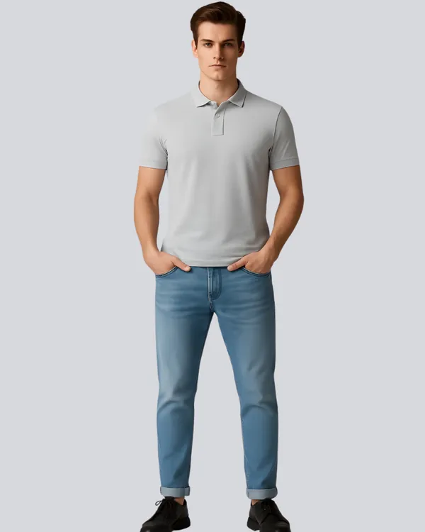 Light_Grey_Cotton_Classic_Fit_Polo_T-Shirt_For_Men