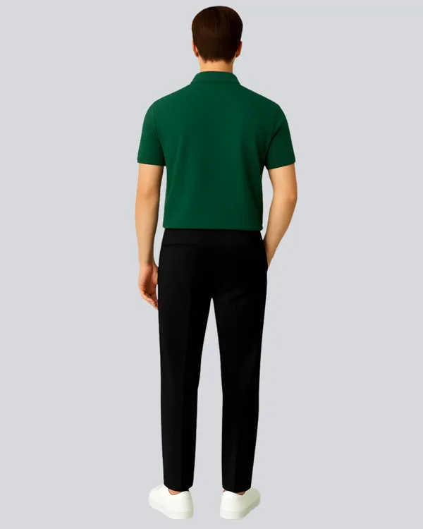 Bottle_Green_Cotton_Classic_Fit_Polo_T-Shirt_For_Men