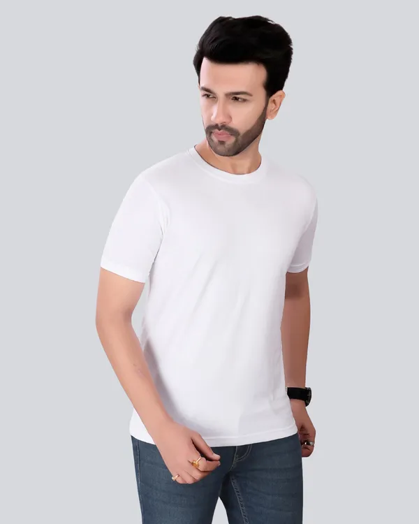White_Cotton_Regular_Fit_Round_Neck_T-Shirt_For_Men