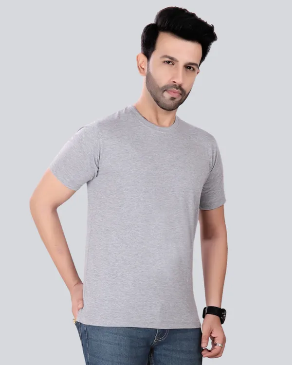 Light_Grey_Cotton_Regular_Fit_Round_Neck_T-Shirt_For_Men