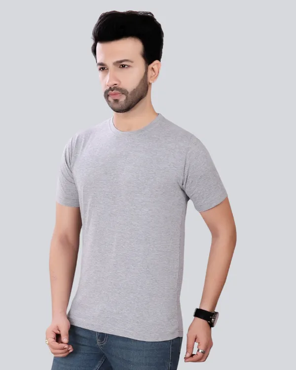 Light_Grey_Cotton_Regular_Fit_Round_Neck_T-Shirt_For_Men