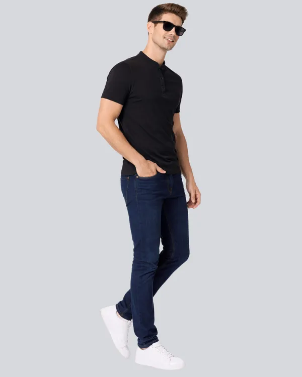 Black_Cotton_Regular_Fit_Henley_T-Shirt_For_Men