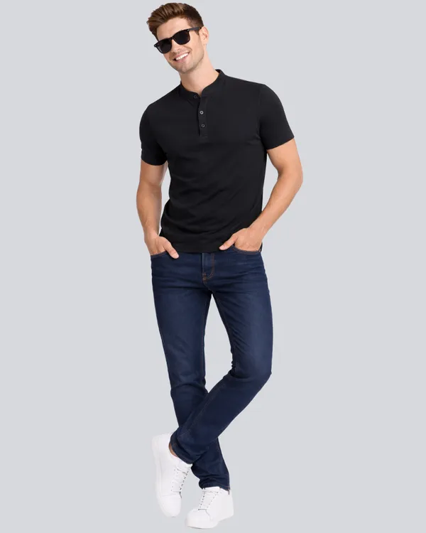 Black_Cotton_Regular_Fit_Henley_T-Shirt_For_Men