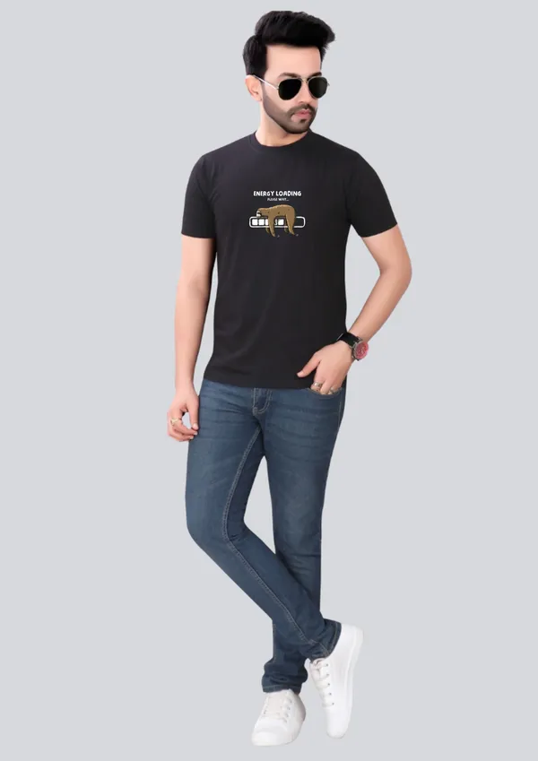 Black_Cotton_Printed_Round_Crew_Neck_T-Shirt_For_Men