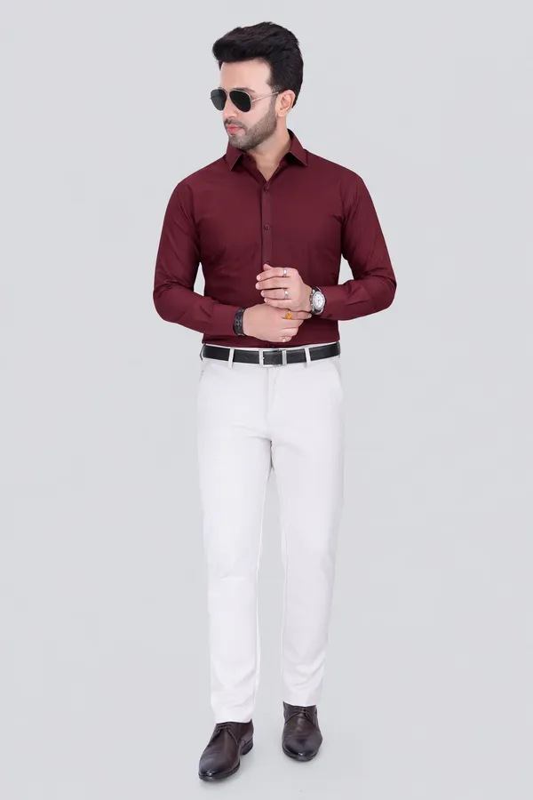 White_Cotton_Blend_Narrow_Fit_Formal_Trousers_For_Men