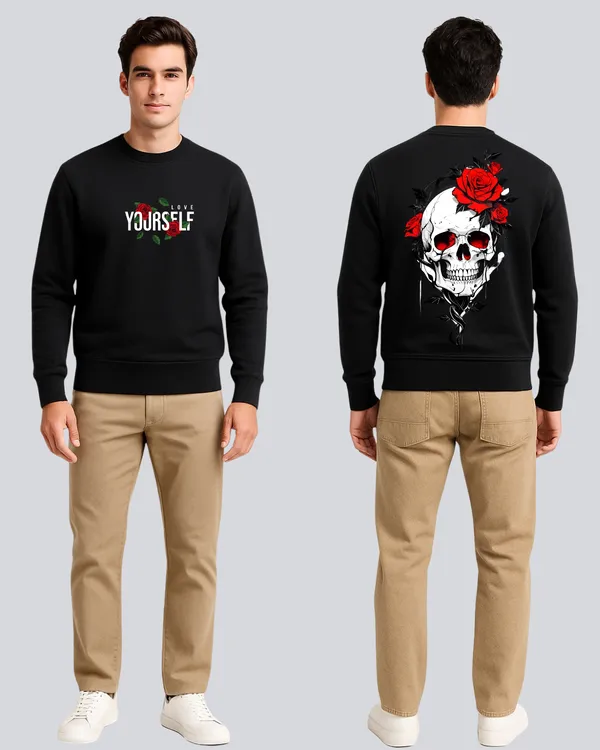 Printed_Love_Yourself_Supreme_Black_Sweatshirt_For_Men