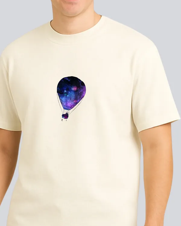 Printed_Hot_Air_Balloon_Streetwear_Off_White_Oversize_T-Shirt_For_Men