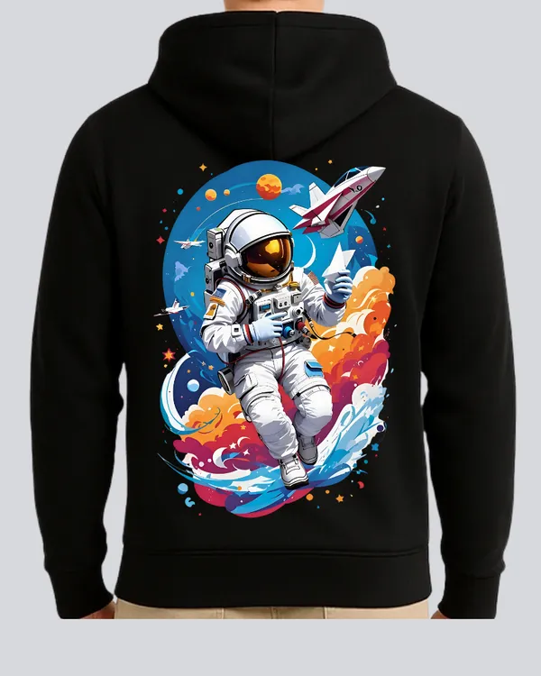 Black_Cotton_Flying_Astronaut_Printed_Hoodie_For_Men