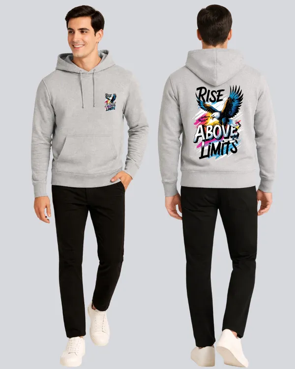 Light_Grey_Cotton_Printed_Rise_Above_Limits_Hoodie_For_Men