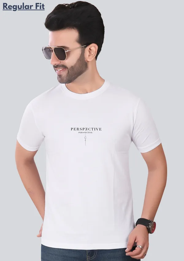 White_Cotton_Printed_Round_Crew_Neck_T-Shirt_For_Men