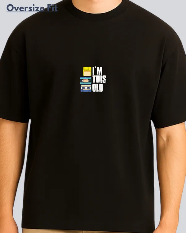 Printed_90s_Old_kid_Streetwear_Black_Oversize_Fit_T-Shirt_For_Men