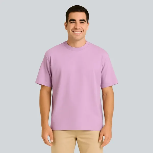 Plain_Streetwear_Lavender_Oversize_T-Shirt_For_Men