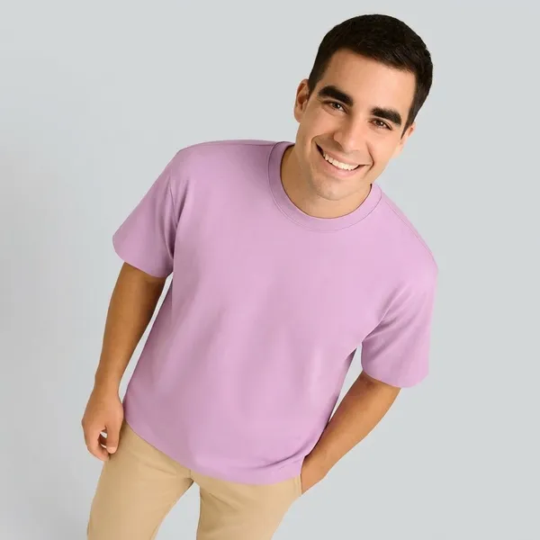 Plain_Streetwear_Lavender_Oversize_T-Shirt_For_Men