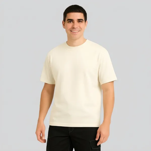 Plain_Streetwear_Off_White_Oversize_T-Shirt_For_Men