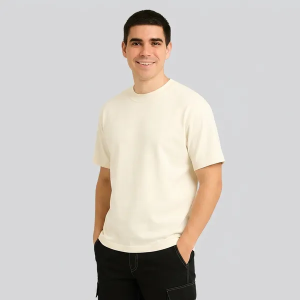 Plain_Streetwear_Off_White_Oversize_T-Shirt_For_Men