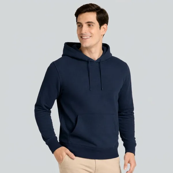 Navy_Blue_Cotton_Plain_Hoodie_For_Men