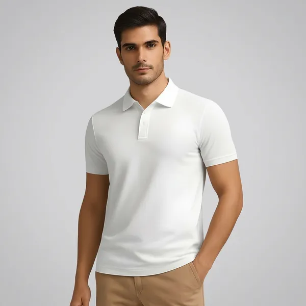 White_Cotton_Classic_Polo_T-Shirt_For_Men