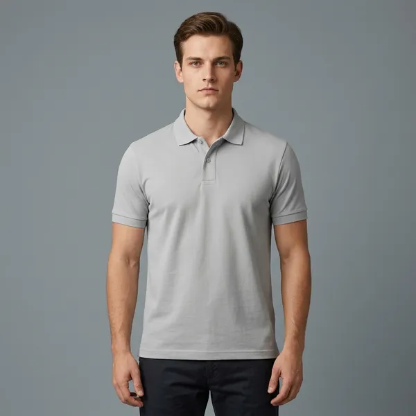 Light_Grey_Cotton_Classic_Fit_Polo_T-Shirt_For_Men