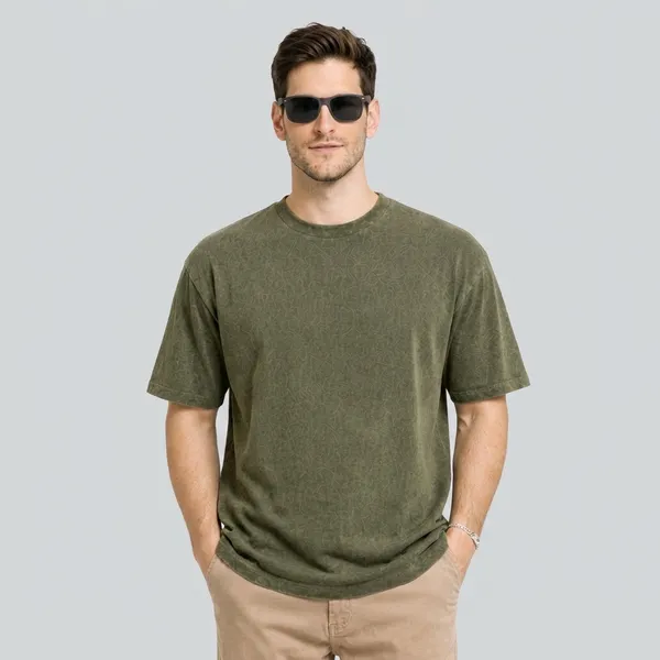 Plain_Acid_Wash_Olive_Green_Oversize_Streetwear_T-Shirt_For_Men