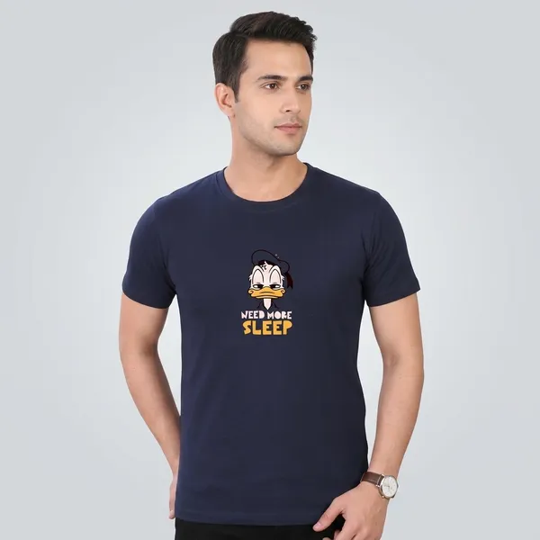 Navy_Blue_Cotton_Printed_Round_Neck_T-Shirt_For_Men