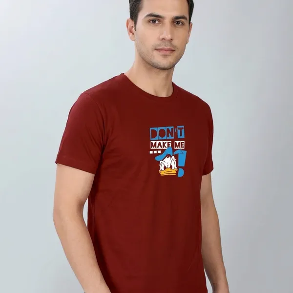 Maroon_Cotton_Printed_Round_Crew_Neck_T-Shirt_For_Men