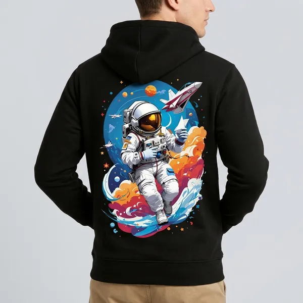 Black_Cotton_Flying_Astronaut_Printed_Hoodie_For_Men