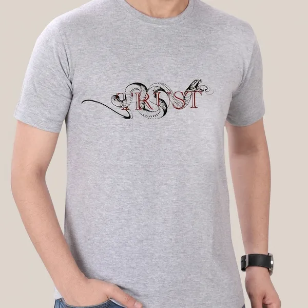 Light_Grey_Cotton_Printed_Round_Crew_Neck_T-Shirt_For_Men
