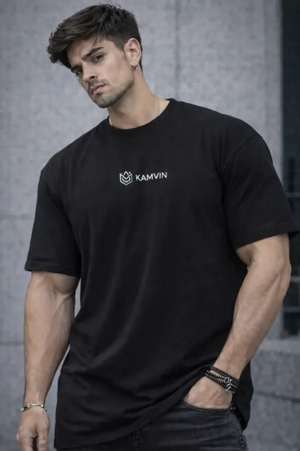 Black_Cotton_Blend_Oversized_Graphic_T-Shirt_For_Men