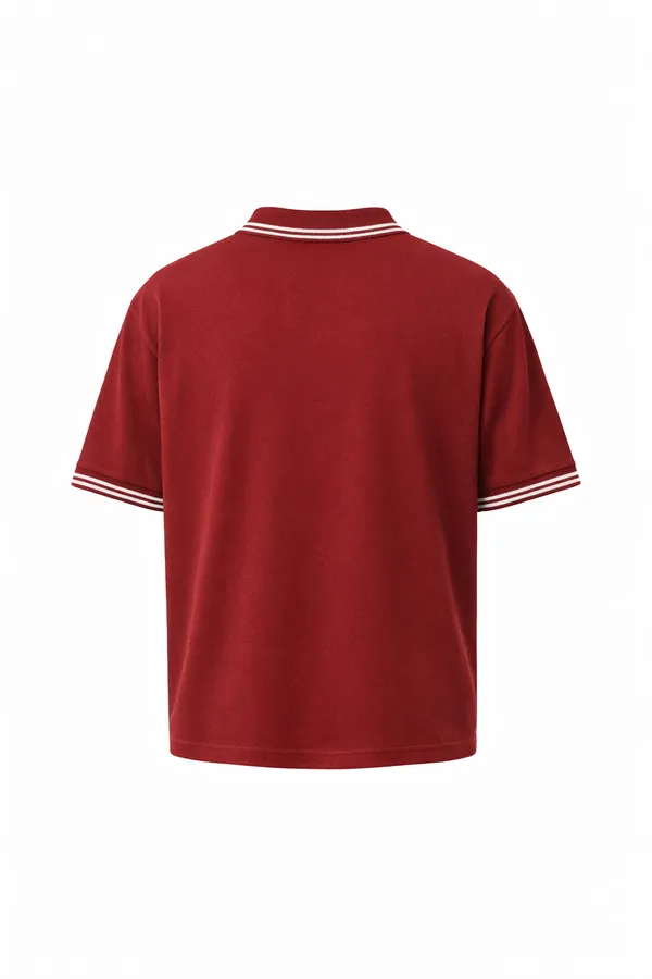 Maroon_Cotton_Regular_Fit_Tipped_Collar_Polo_T-Shirt_For_Men