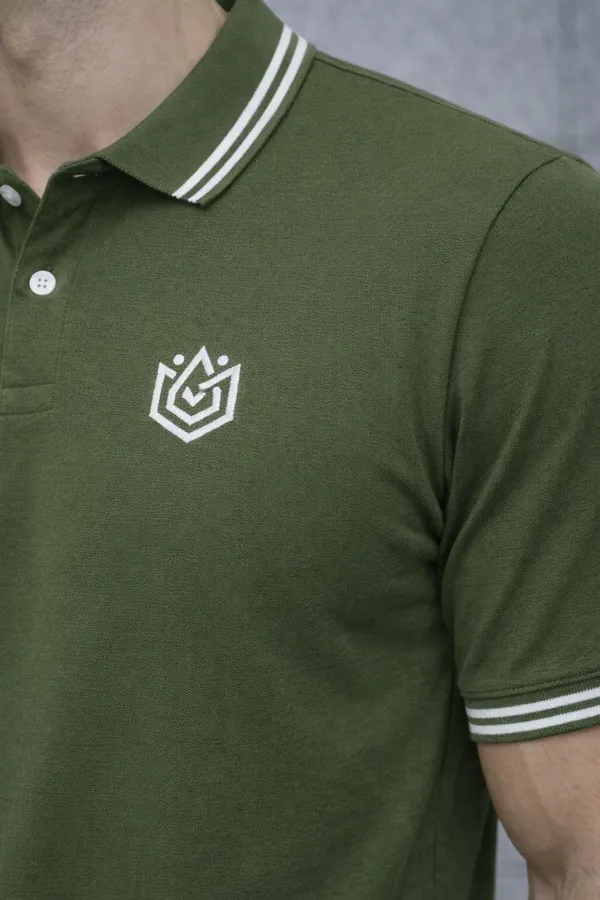 Olive_Green_Cotton_Regular_Fit_Striped_Collar_Polo_T-Shirt_For_Men