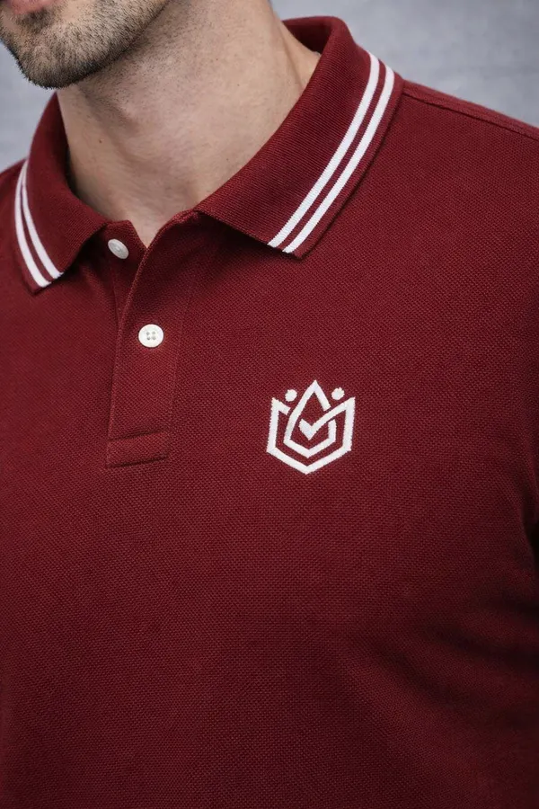 Maroon_Cotton_Regular_Fit_Tipped_Collar_Polo_T-Shirt_For_Men