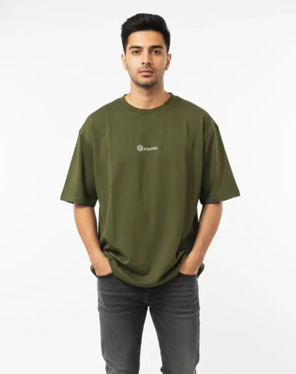 Olive_Green_Cotton_Oversized_Scorpio_Graphic_T-Shirt_For_Men