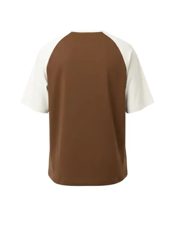 Brown_And_White_Cotton_Oversized_Donut_Graphic_T-Shirt_For_Men
