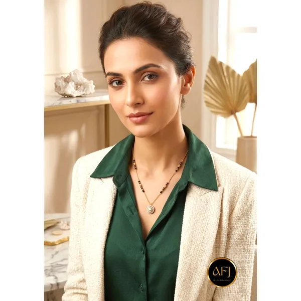 Gold_Copper_Black_Bead_Chain_Pendant_Mangalsutra_Necklace_For_Women